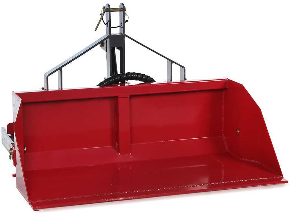 Cazo hidráulico para tractor GeoTech de 140 cm – Serie media-pesada – capacidad de carga 500 kg - Imagen 2