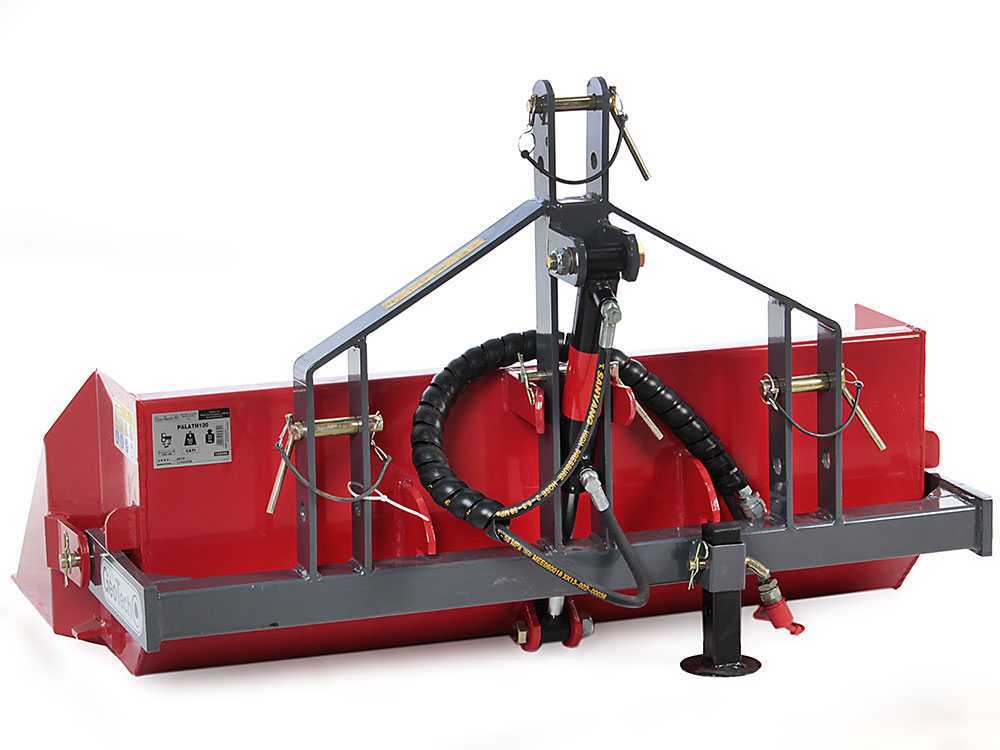 Cazo hidráulico para tractor GeoTech de 140 cm – Serie media-pesada – capacidad de carga 500 kg - Imagen 3