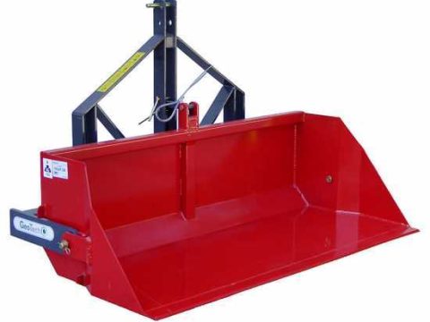 Cazo trasero para tractor GeoTech de 180 cm – Serie pesada – Capacidad de carga 700 Kg