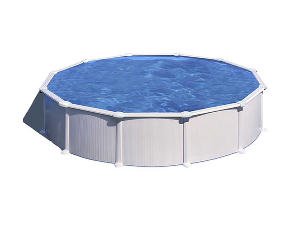 Gre Atlantis redonda Ø550 x 132 cm – Piscina elevada de acero - Imagen 3