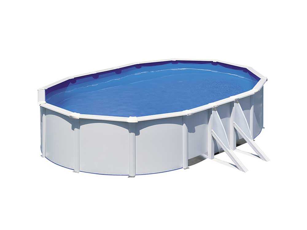 Gre Fidji Ovalada 610x375x120cm – Piscina elevada de acero - Imagen 4