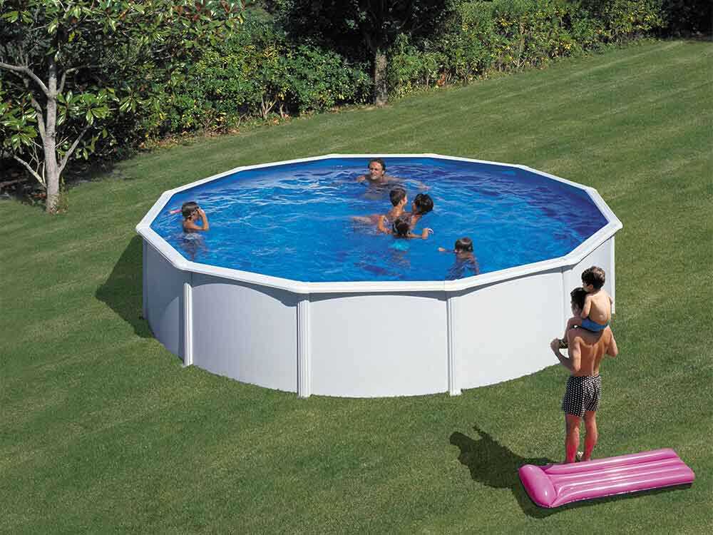 Gre Fidji redonda Ø550 x 120 cm – Piscina elevada de acero - Imagen 4