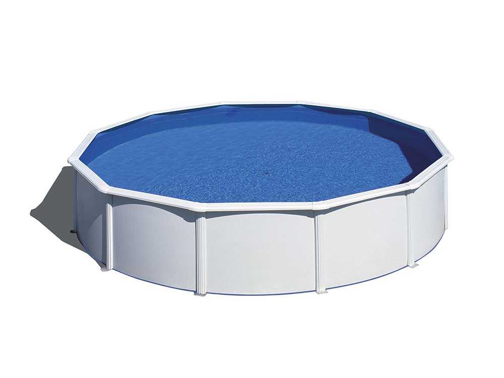 Gre Fidji redonda Ø550 x 120 cm – Piscina elevada de acero - Imagen 3