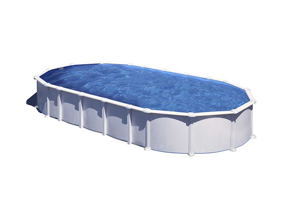 Gre Haiti ovalada 915x470x132cm – Piscina elevada – Travesaños enterrados - Imagen 3