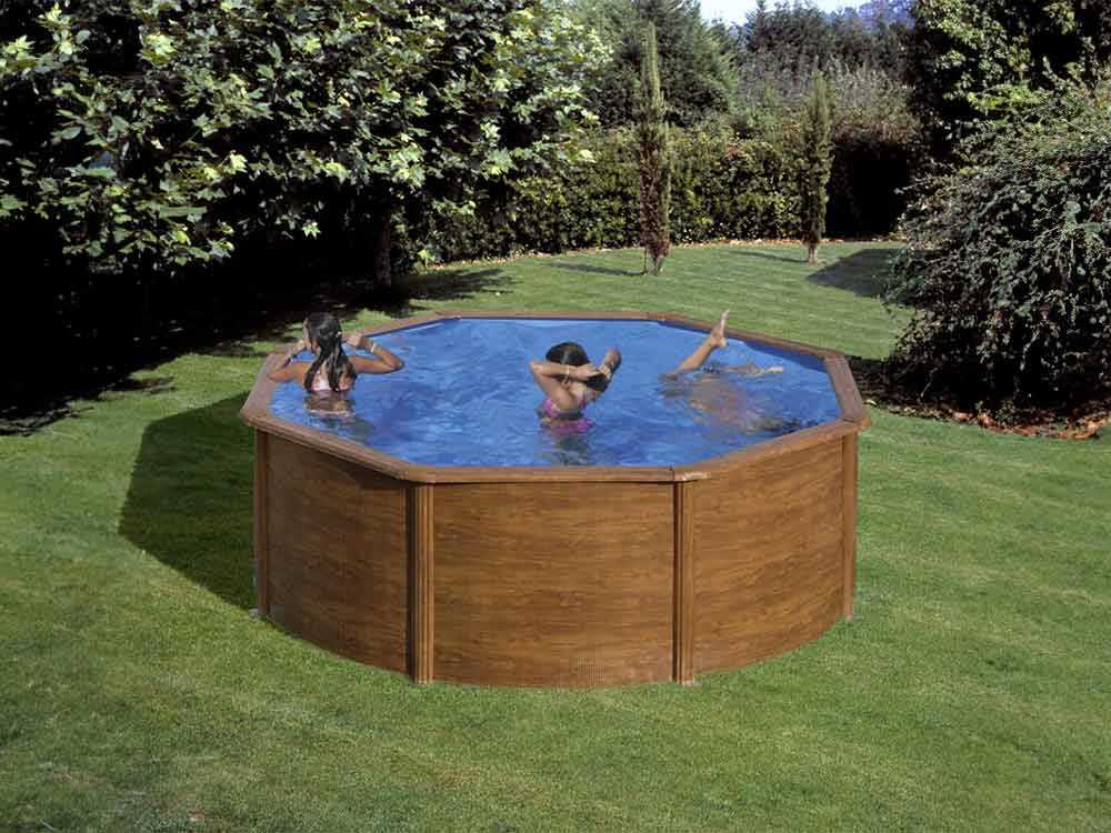 Gre Pacific redonda Ø300 x 120 cm – Piscina elevada de acero - Imagen 4