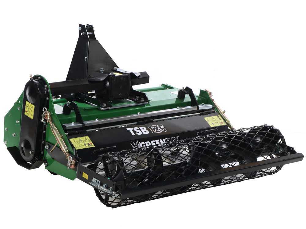 GreenBay – Enterradora de piedras para tractor TSB 125 - Imagen 3