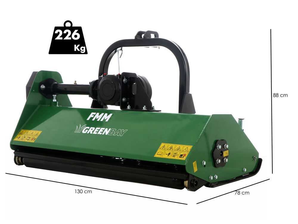 Greenbay FMM 115 – Trituradora agrícola para tractor – Serie media - Imagen 2