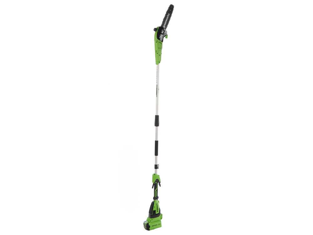 Greenworks GD40PSHK2 – Podadora de altura – Cortasetos con pértiga alargadora – 2 x 2Ah 40V - Imagen 4
