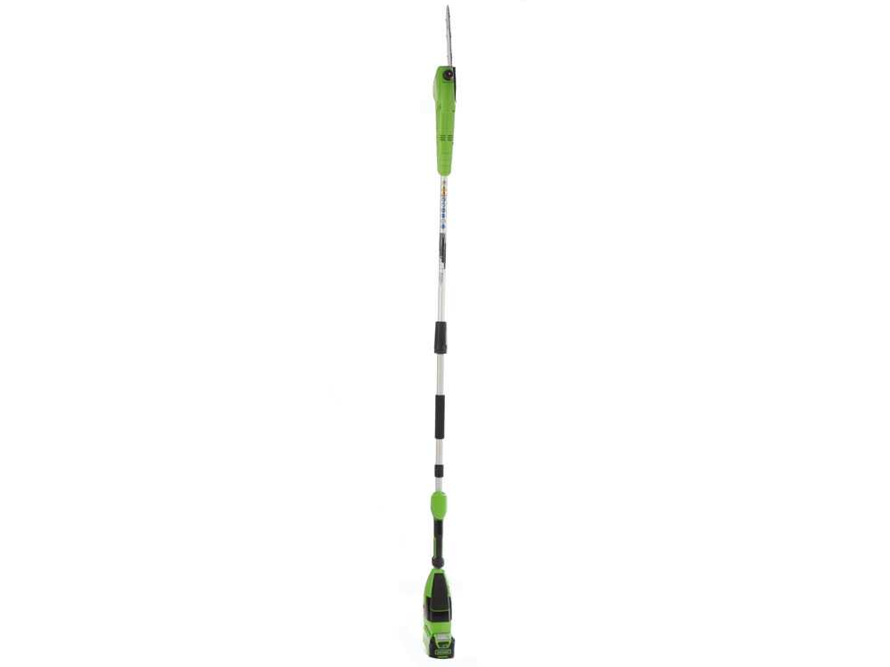 Greenworks GD40PSHK2 – Podadora de altura – Cortasetos con pértiga alargadora – 2 x 2Ah 40V - Imagen 5