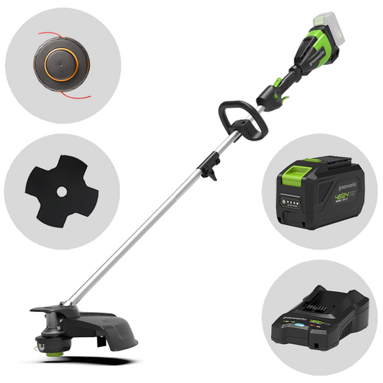 Greenworks GD48BCK4 – Desbrozadora a batería – 48V – 4Ah