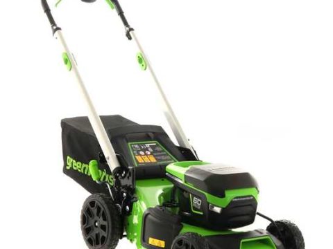 Greenworks GD60LM46SP – Cortacésped autopropulsado a batería – BATERÍA Y CARGADOR NO INCLUIDOS