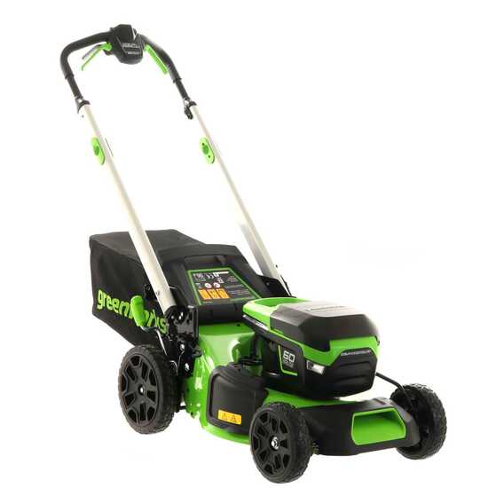 Greenworks GD60LM46SP – Cortacésped autopropulsado a batería – BATERÍA Y CARGADOR NO INCLUIDOS