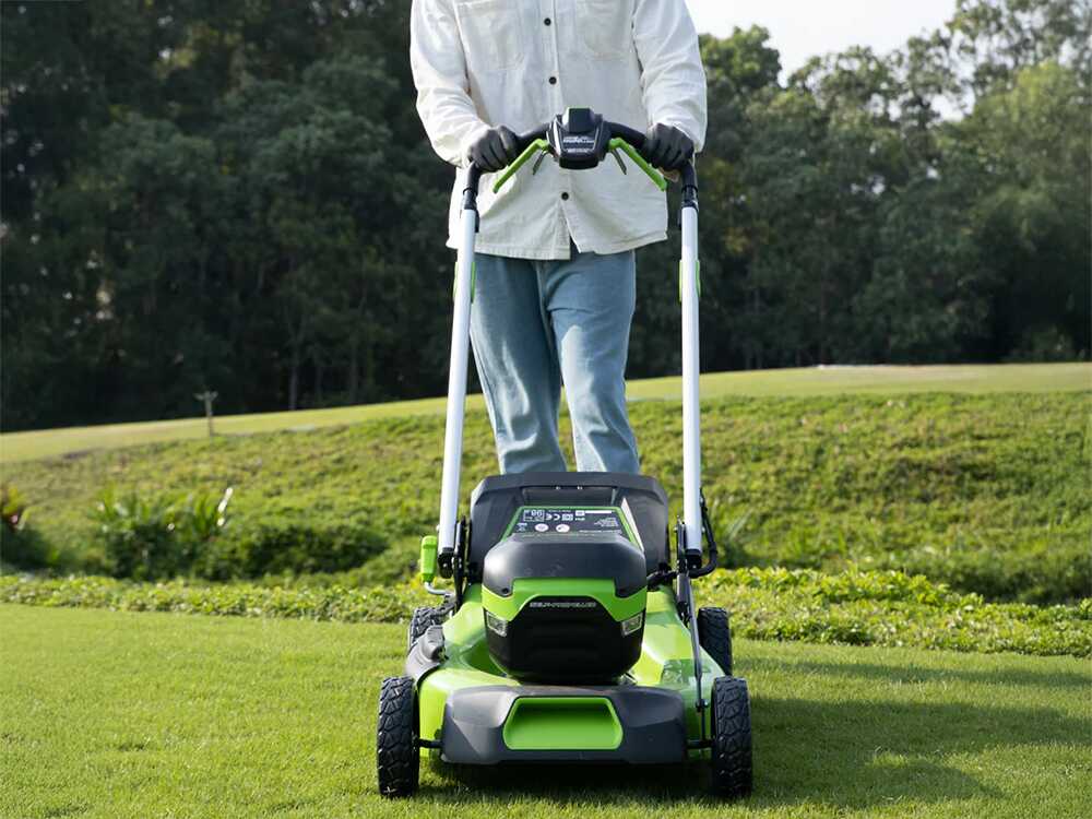 Greenworks GD60LM51SP – Cortacésped autopropulsado a batería – SIN BATERÍA NI CARGADOR - Imagen 5