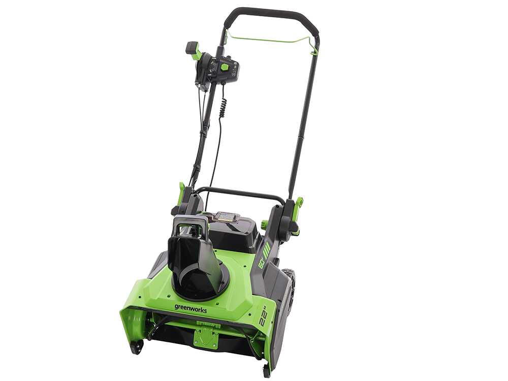 Greenworks GD60ST – Quitanieves a batería – 60V 4Ah - Imagen 3
