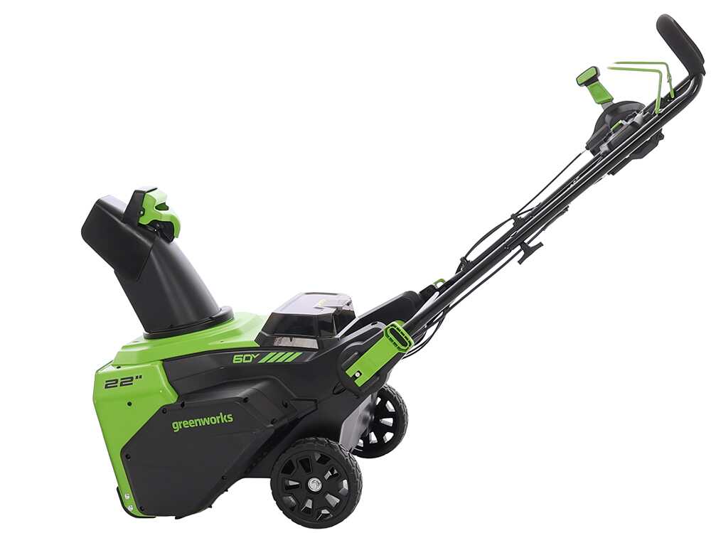 Greenworks GD60ST – Quitanieves a batería – 60V 4Ah - Imagen 4