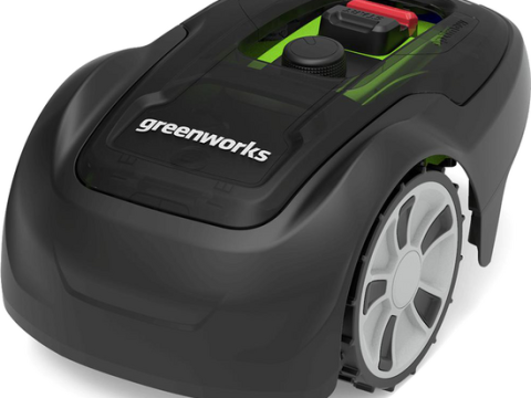 Greenworks OPTIMOW 5 – Robot cortacésped – Con cable perimetral
