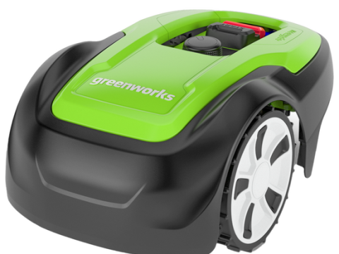 Greenworks OPTIMOW S – Robot cortacésped – Con cable perimetral
