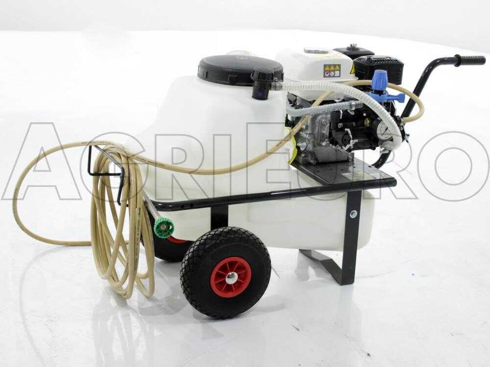 Grupo motobomba de pulverización Comet MC 25 – Honda GP 160 y carro con depósito de 55 L - Imagen 3