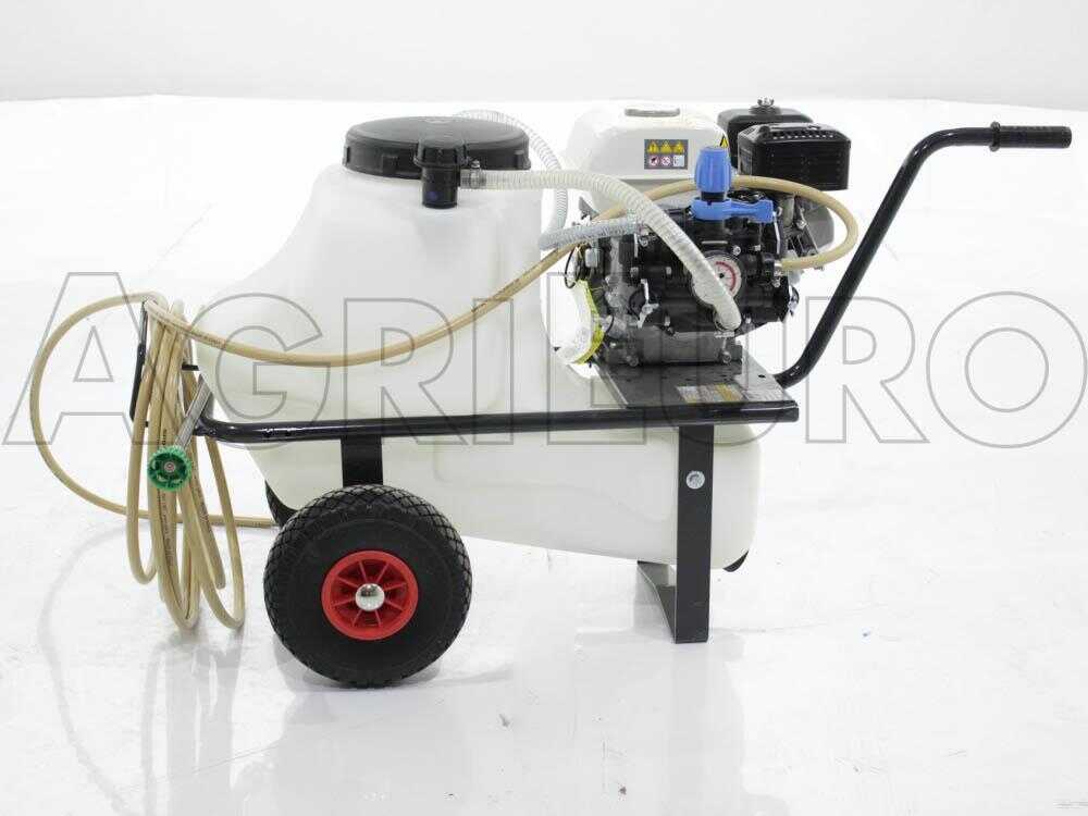 Grupo motobomba de pulverización Comet MC 25 – Honda GP 160 y carro con depósito de 55 L - Imagen 4