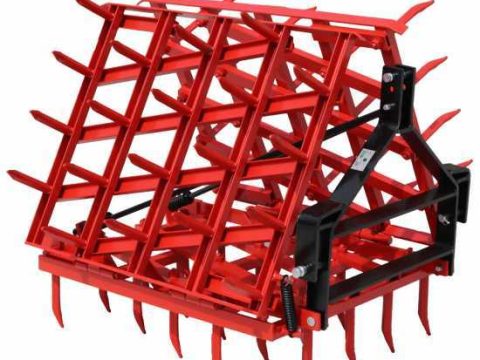 Grada de púas fijas pesada reforzada EPPR60 – Suspendida / Arrastrada – 60 púas – 300 cm
