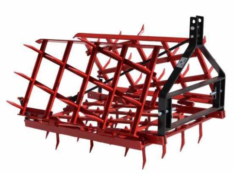 Grada de púas fijas serie ligera EPL46 – Suspendida/Arrastrada – 46 púas plegables – 225 cm