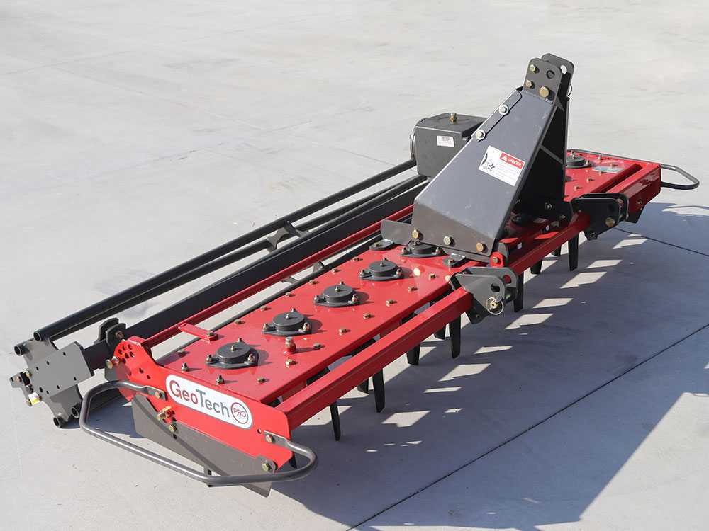 Grada rotativa GeoTech Pro ER 210 – anchura de trabajo 210 cm -20 cuchillas Serie ligera - Imagen 3