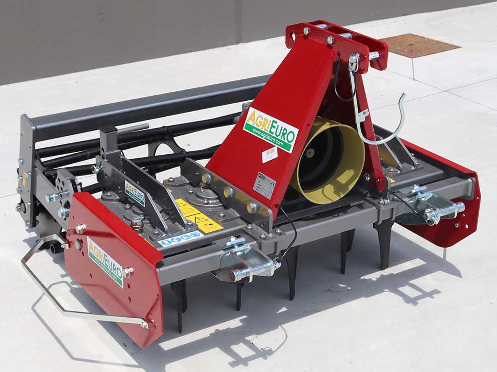 Grada rotativa ligera RF110 – anchura de trabajo 110 cm – 10 cuchillas serie ligera – Rodillo de jaula - Imagen 3
