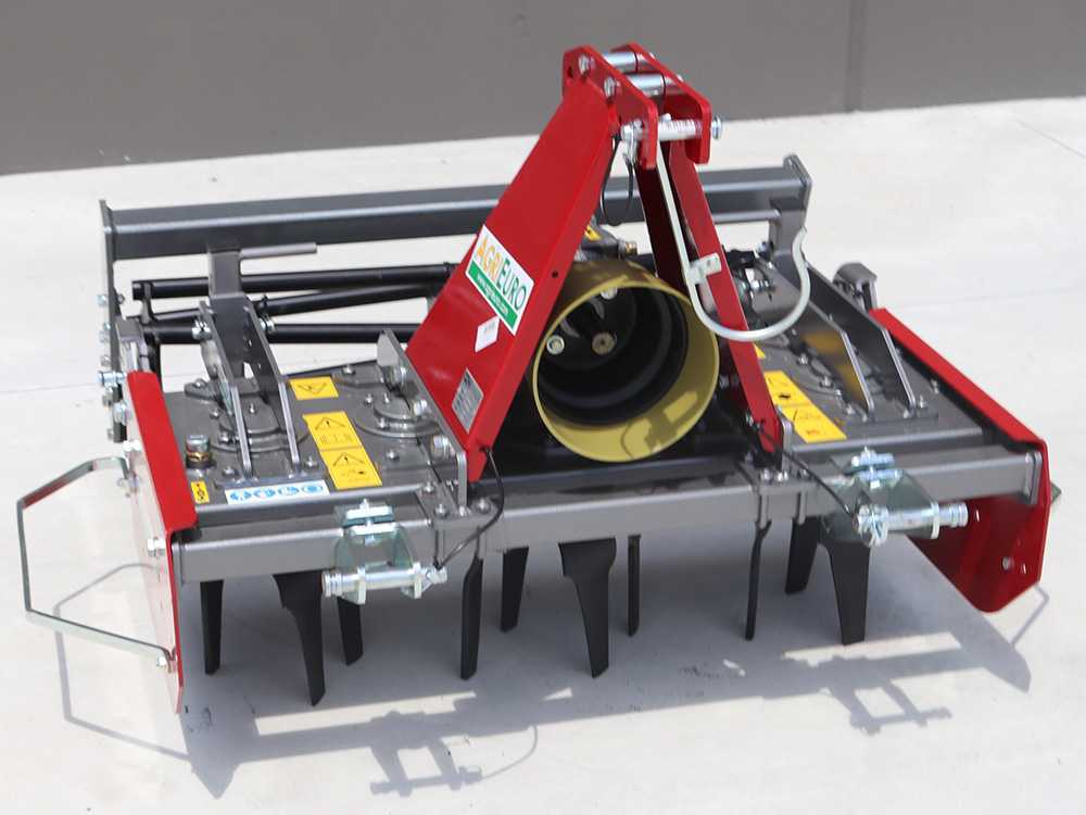 Grada rotativa ligera RF110 – anchura de trabajo 110 cm – 10 cuchillas serie ligera – Rodillo de jaula - Imagen 4