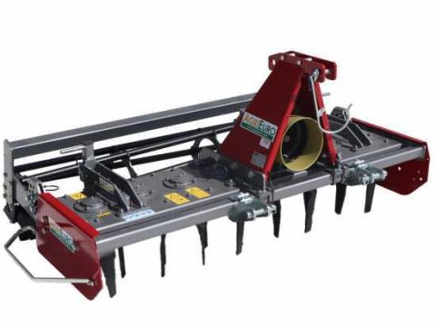 Grada rotativa RF170 – anchura de trabajo 170 cm -16 cuchillas Serie ligera – Rodillo de jaula