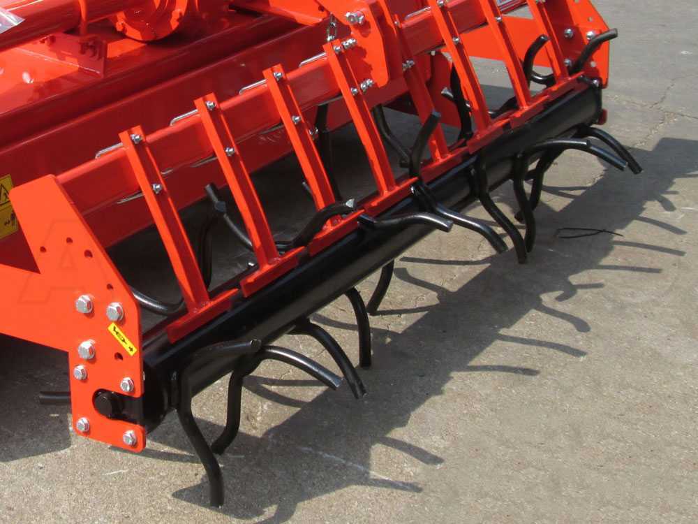 Grada rotativa RH150 – anchura de trabajo 150 cm – 14 cuchillas Serie media – Rodillo de púas - Imagen 2