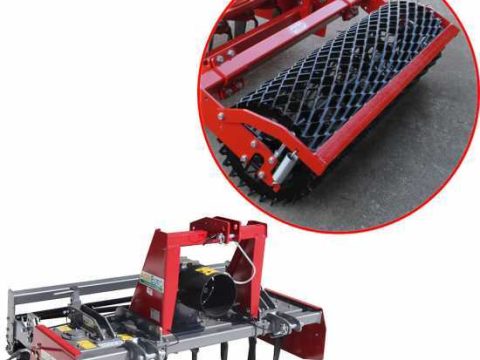 Grada rotativa RH210 – anchura de trabajo 210 cm – 20 cuchillas serie media – Rodillo de rejilla