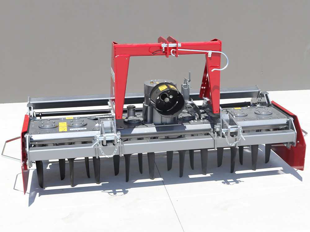 Grada rotativa RM200 – anchura de trabajo 200 cm – 18 cuchillas serie pesada – Rodillo de jaula - Imagen 5