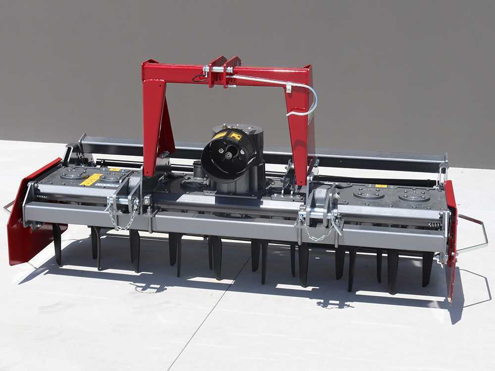 Grada rotativa RM200 – anchura de trabajo 200 cm – 18 cuchillas serie pesada – Rodillo de jaula - Imagen 3