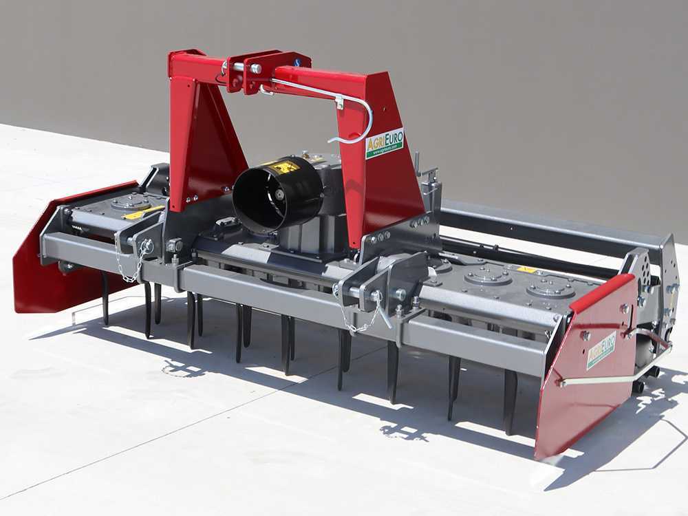 Grada rotativa RM200 – anchura de trabajo 200 cm – 18 cuchillas serie pesada – Rodillo de jaula - Imagen 2