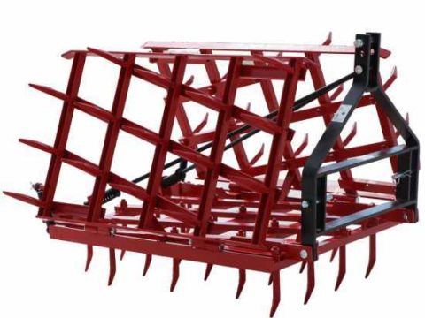 Grada de púas fijas serie pesada AgriEuro EPP50 – Suspendida / Arrastrada – 50 púas plegable – 250 cm