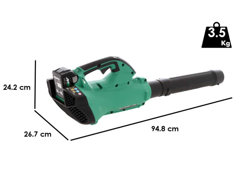 Hikoki RB36DAW4 – Soplador a batería – SIN BATERÍA NI CARGADOR - Imagen 2