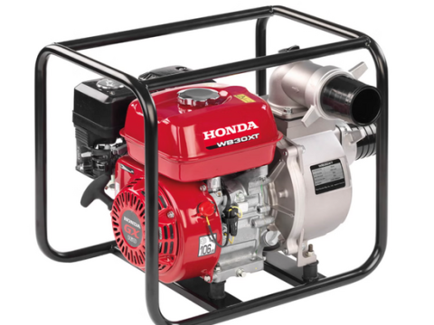 Honda WB30 – Motobomba de gasolina autocebante – Racores 80 mm