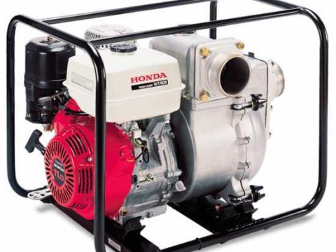 Honda WT 40 – Motobomba de gasolina para aguas cargadas – Conexiones de 100 mm