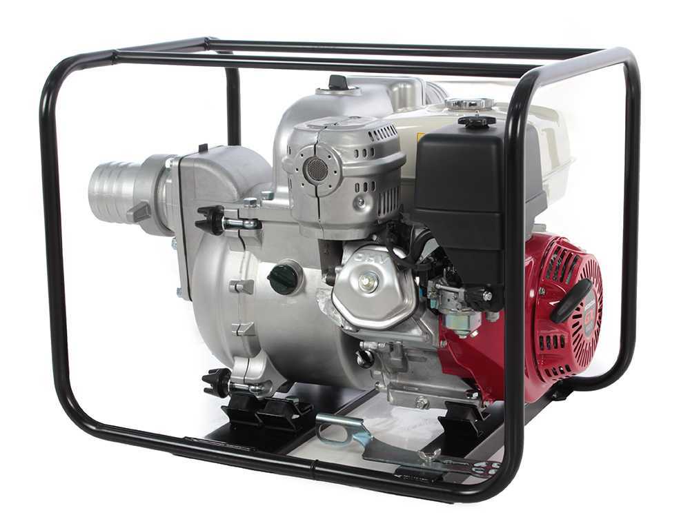 Honda WT 40 – Motobomba de gasolina para aguas cargadas – Conexiones de 100 mm - Imagen 3