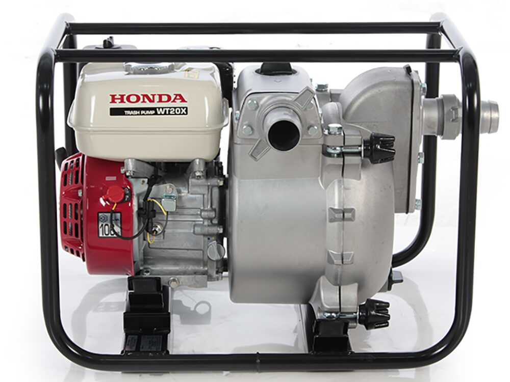 Honda WT20 – Motobomba de gasolina para aguas cargadas – Racores 50 mm - Imagen 2