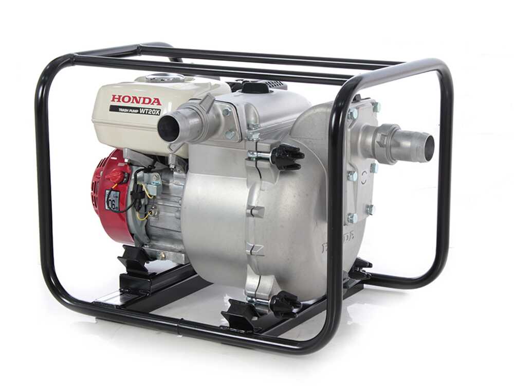 Honda WT20 – Motobomba de gasolina para aguas cargadas – Racores 50 mm - Imagen 4