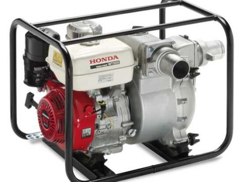 Honda WT30 – Motobomba de gasolina para aguas cargadas – Racores 80 mm