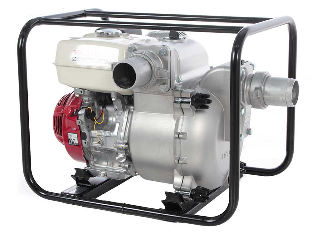 Honda WT30 – Motobomba de gasolina para aguas cargadas – Racores 80 mm - Imagen 3