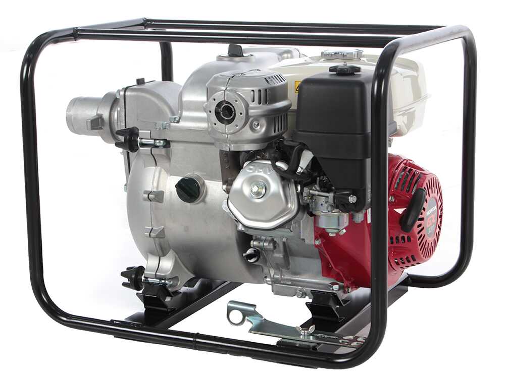 Honda WT30 – Motobomba de gasolina para aguas cargadas – Racores 80 mm - Imagen 5