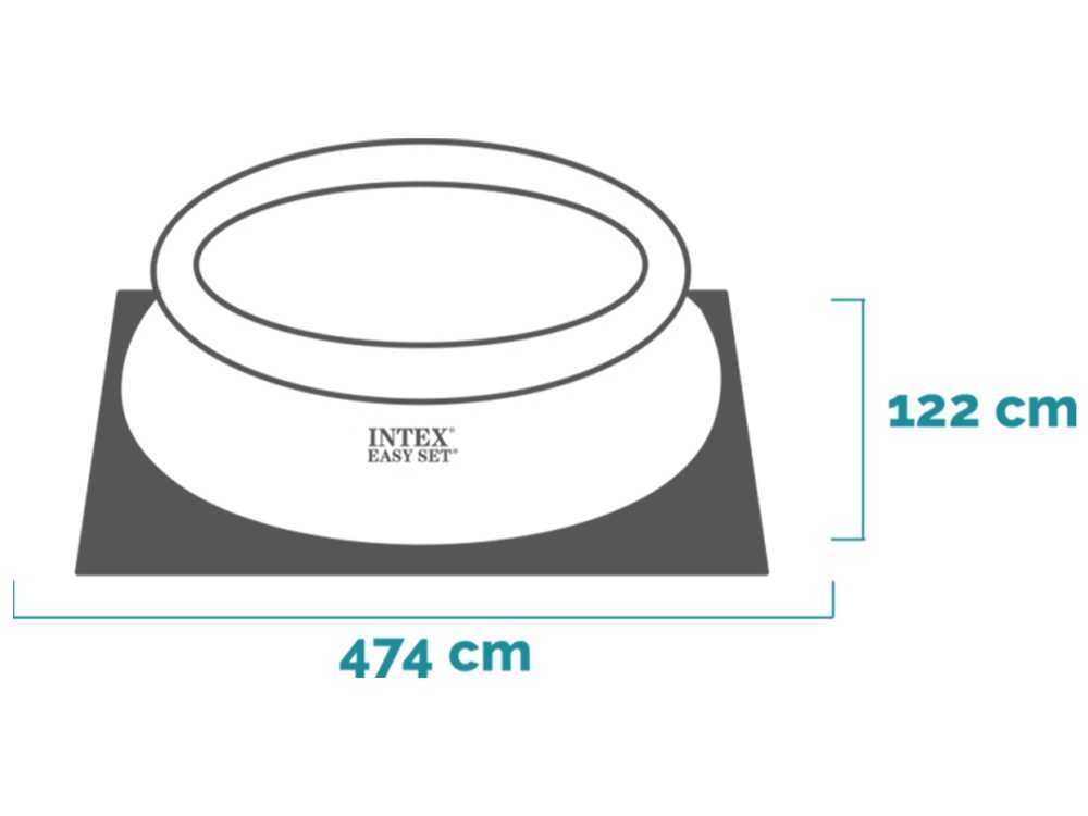 Intex Easy Set 26168NP – Ø457×122 cm – Piscina hinchable - Imagen 3