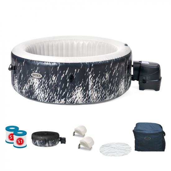 Intex Glow Deluxe Bubble Spa – Ø196×71 cm – Spa hinchable 28494EX
