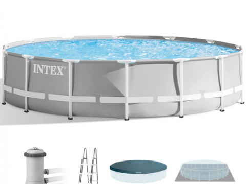 Intex Prisma Frame 26720NP – Ø427×107 cm – Piscina redonda