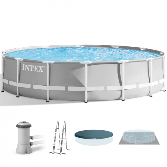 Intex Prisma Frame 26720NP – Ø427×107 cm – Piscina redonda