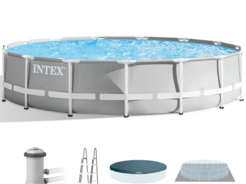Intex Prisma Frame 26724NP – Ø457×107 cm – Piscina redonda