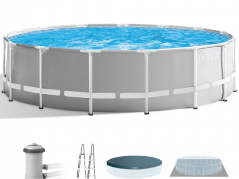 Intex Prisma Frame 26726NP – Ø457×122 cm – Piscina redonda